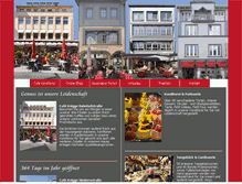 Tablet Screenshot of cafe-knigge.de